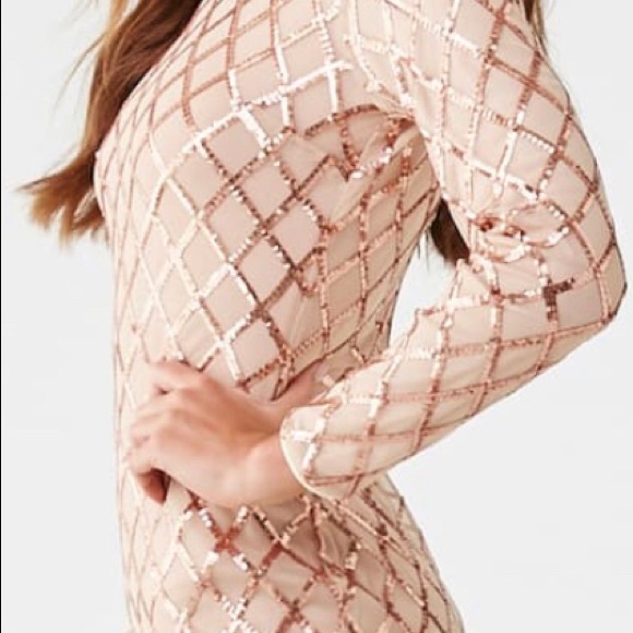 Forever 21 Sequin Bodycon Mini Dress - Picture 2 of 6